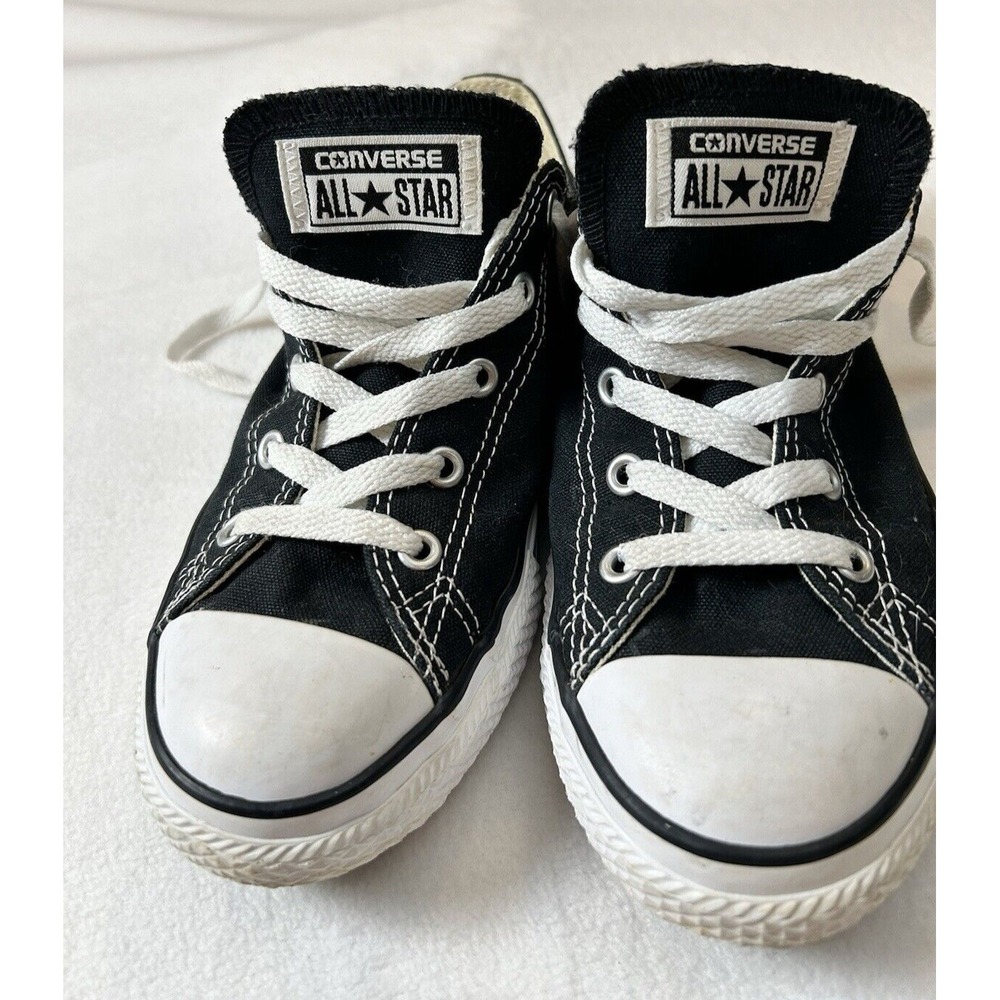 Converse All Star Sneakers Youth Black low top‎ Size 3 - Picture 9 of 10